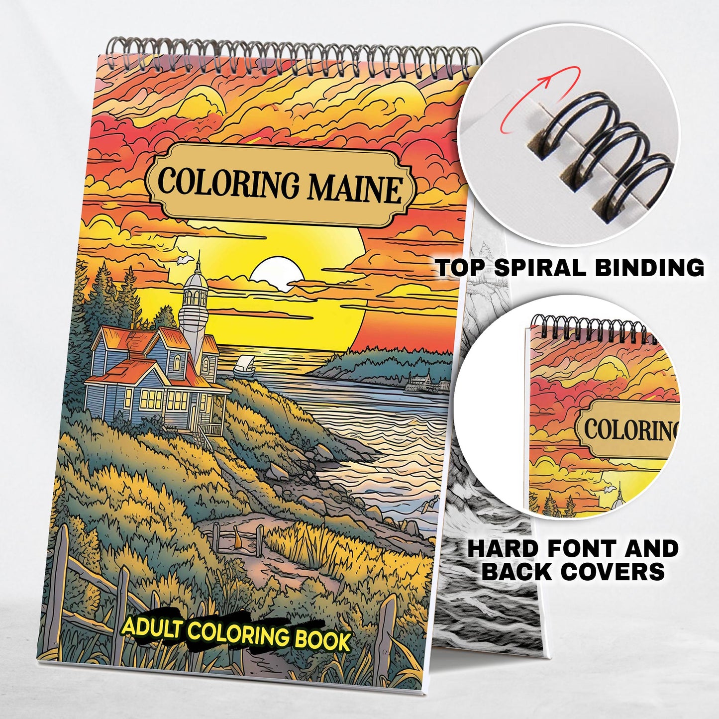 Coloring Maine: Immerse Yourself in 30 Captivating Coloring Pages Showcasing the Unique Culture and Iconic Landmarks of Maine
