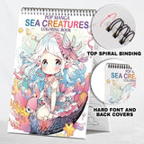 Pop Manga Sea Creatures Coloring Book: Unleash Your Artistic Talents in the Oceanic Journey with 30 Charming Pop Manga Sea Creatures Coloring Pages for Coloring Enthusiasts to Embrace the Unique Style and Grace of A
