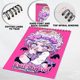 Evil Cupid Spiral Coloring Book: Unleash your creativity with Evil Cupid's designs Coloring pages