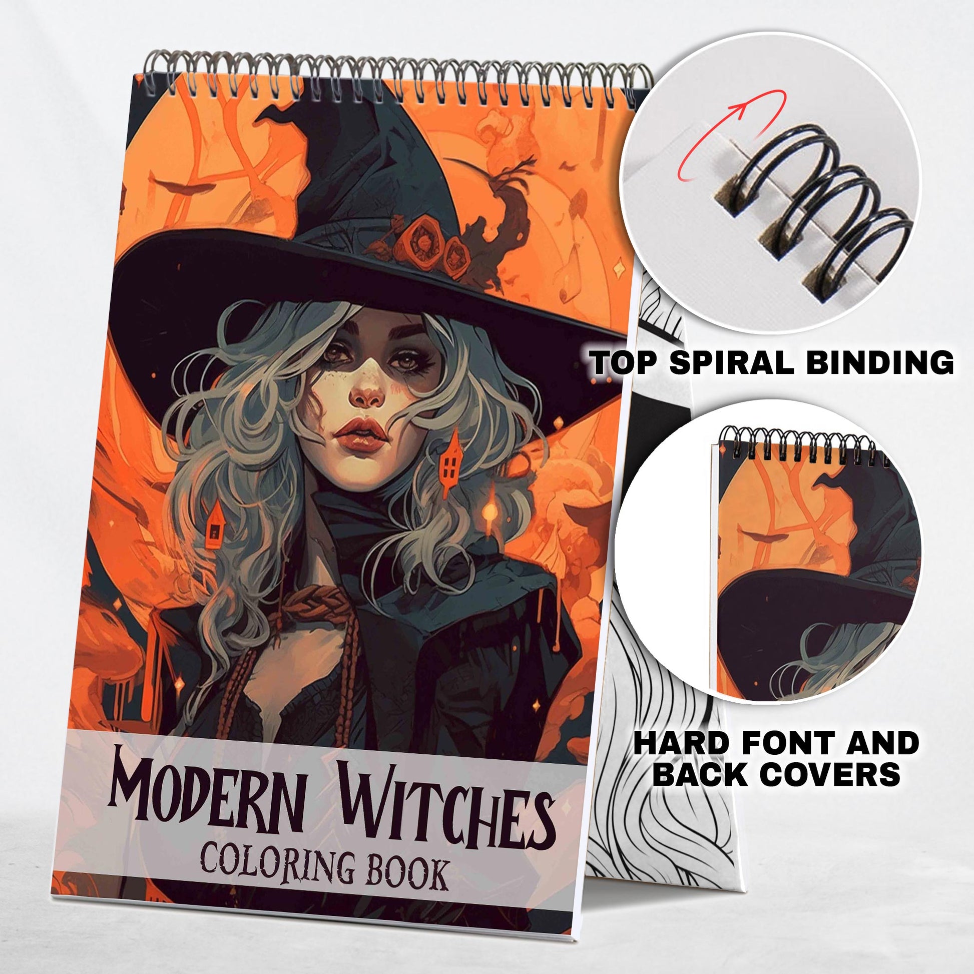 Modern Witches Coloring Book