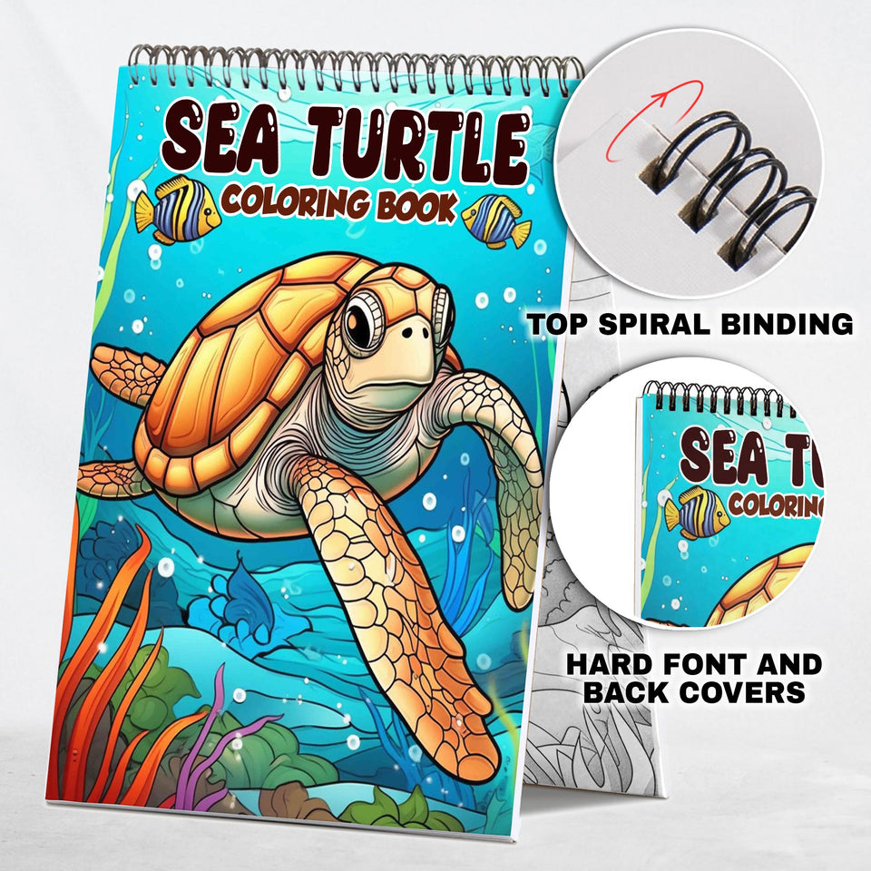 Sea Turtle Coloring Book