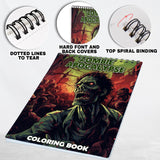 Zombie Apocalypse Spiral Bound Coloring Book: 30 Charming Coloring Pages for Coloring Enthusiasts to Embrace the Gruesome and Tense Atmosphere of the Post-Apocalyptic Era