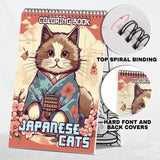 Japanese Cats Coloring Book: Unleash Your Creativity with 30 Coloring Pages, Portraying Japanese Cats in Serene and Heartwarming Settings