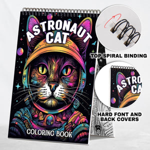 Astronaut Cat Coloring Book