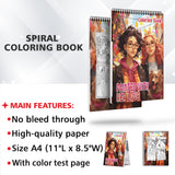 Painted With Her Love Spiral Bound Coloring Book: 30 Captivating Coloring Scenes of Devoted Couples