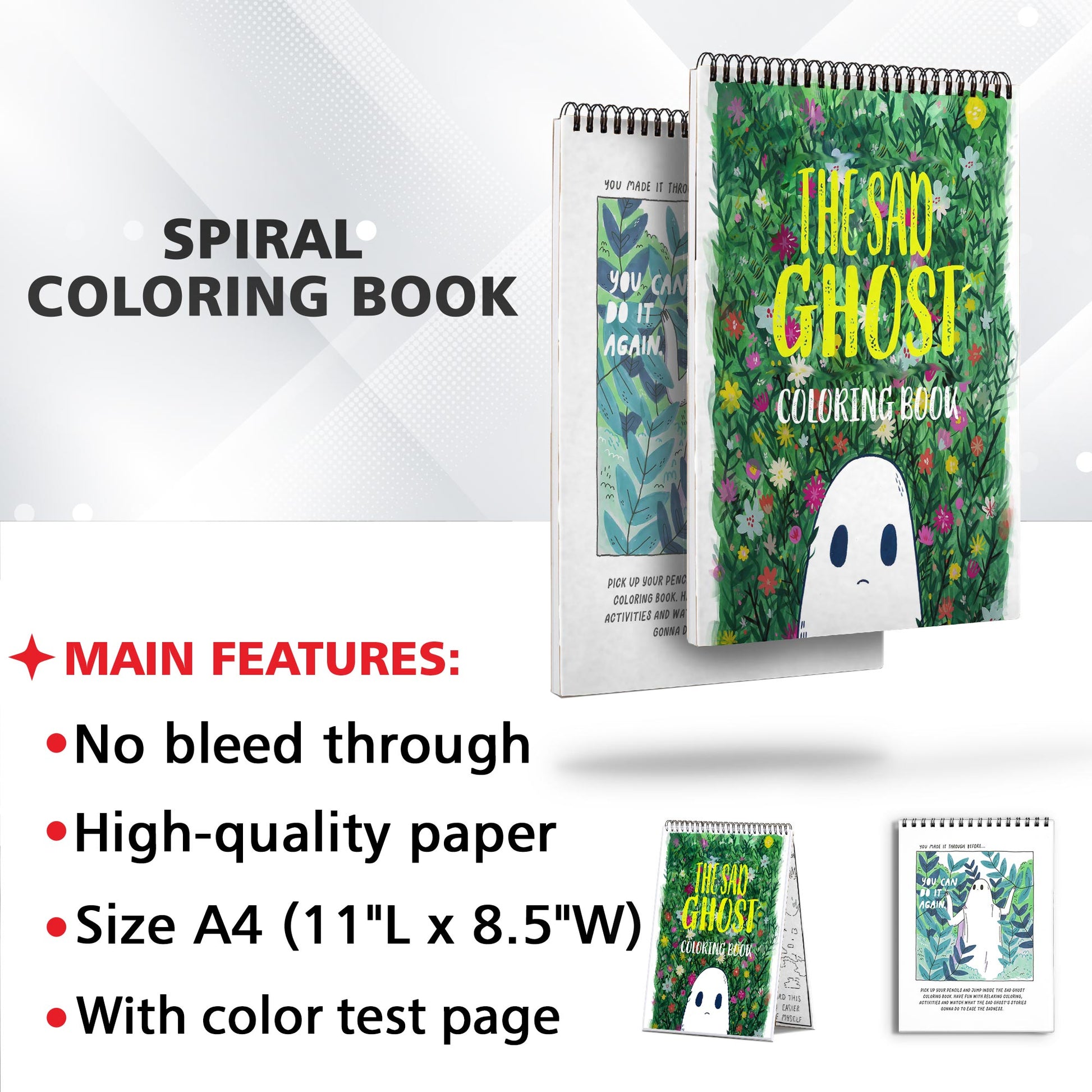 The Sad Ghost Coloring Book