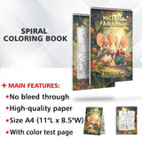 Mice of Fairyland Spiral Bound Coloring Book: 30 Enchanting Pages, Where Mice of Fairyland Come to Life