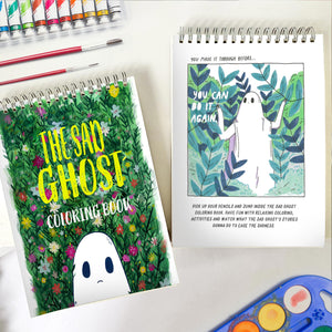The Sad Ghost Coloring Book