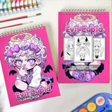 Evil Cupid Spiral Coloring Book: Unleash your creativity with Evil Cupid's designs Coloring pages