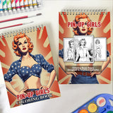 Pin-Up Girls Coloring Book