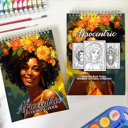 Afrocentric Coloring Book: Unleash Your Creativity with 30 Vibrant Coloring Pages, Showcasing the Beauty and Richness of Afrocentric Culture