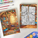 My Dream House Spiral Coloring Book: 30 Captivating Coloring Pages for Art Enthusiasts to Create Stunning and Personalized Dream House Artwork