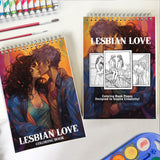 Lesbian Love Spiral Coloring Book: 30 Serene Coloring Pages, Featuring Lesbian Couples in Harmonious and Loving Embrace