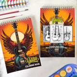 Guitar Spiral Bound Coloring Book: 30 Charming Guitar Coloring Pages for Coloring Enthusiasts to Embrace the Artistry and Soul of Guitars