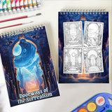 Doorways of the Surrealism Spiral-Bound Coloring Book: Step into 30 Enchanting Coloring Pages of Doorways of Surrealism, Crafted for Artistic Exploration 
