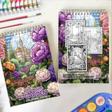 Dream Garden Spiral Coloring Book: 30 Enchanting Coloring Pages for Nature Lovers to Unleash Their Creative Expression