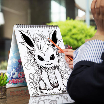 Creepy Kawaii Creature Coloring Book