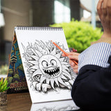 Horror Plant Spiral Coloring Book: 30 Creepy Plant Coloring Pages, Unveiling Horrific Flora in Dark Imaginings