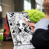 Scary Doll Spiral Bound Coloring Book: 30 Exquisite Coloring Pages that Showcase the Dark and Disturbing Nature of these Eerie Figures