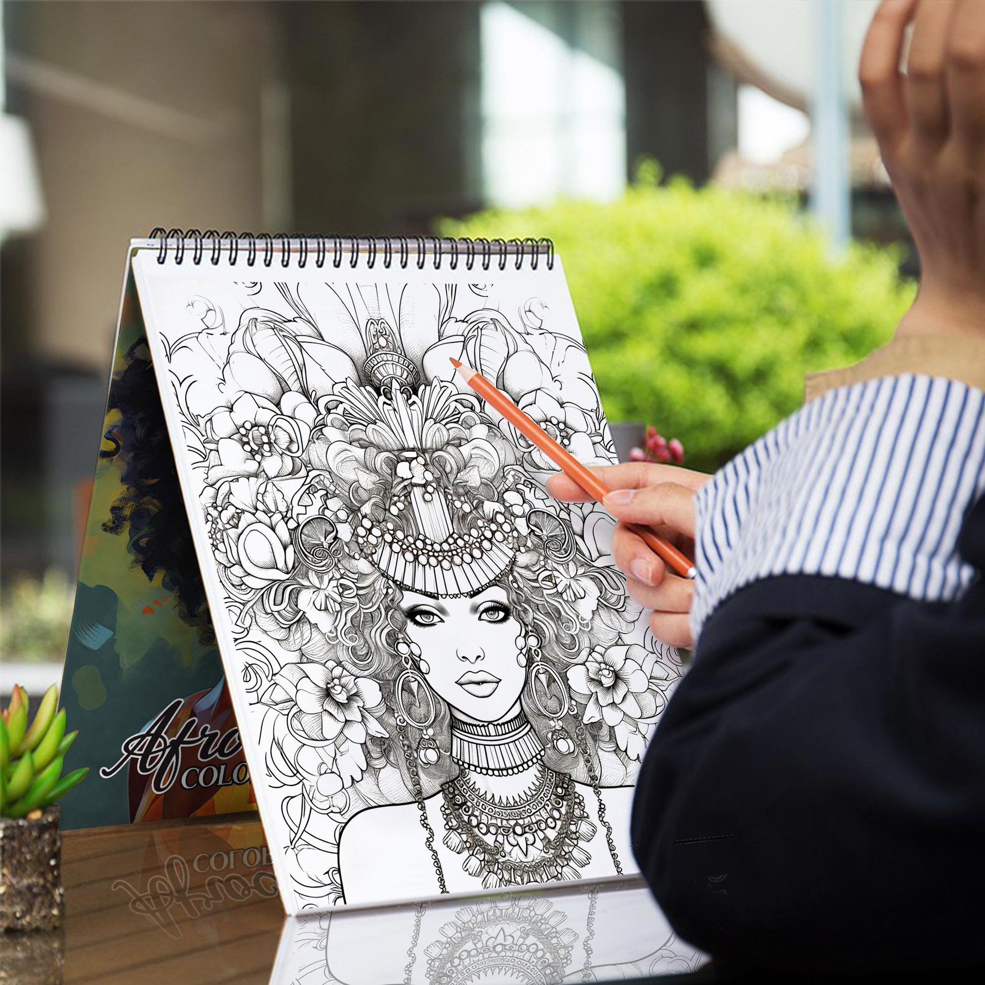 Afrocentric Coloring Book: Unleash Your Creativity with 30 Vibrant Coloring Pages, Showcasing the Beauty and Richness of Afrocentric Culture