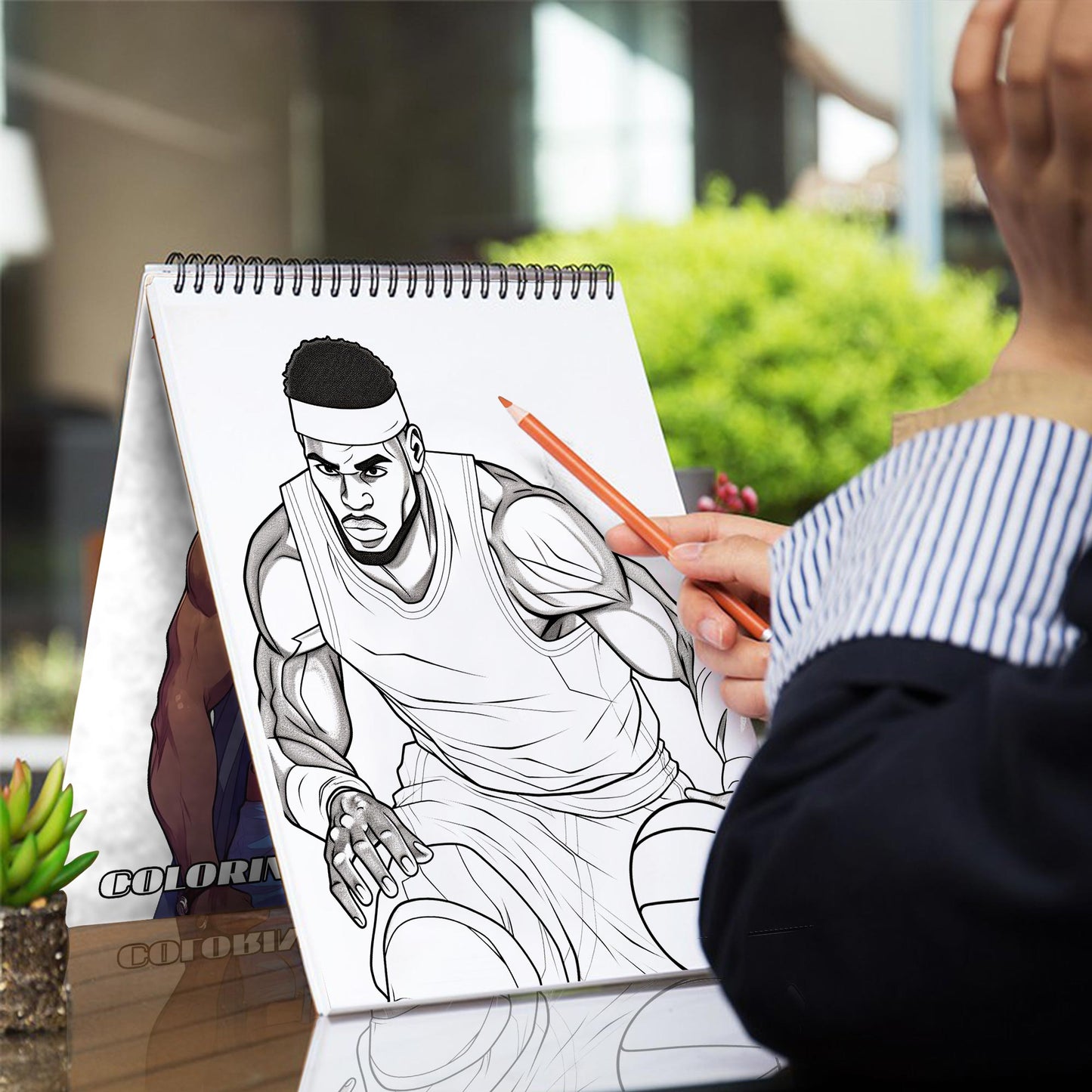 Handsome Black Men Coloring Book