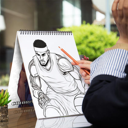 Handsome Black Men Coloring Book