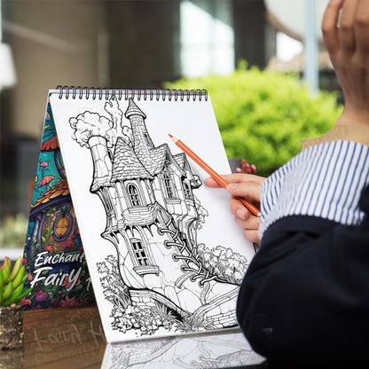Enchanted Fairy House Coloring Book