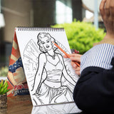 Pin-Up Girls Coloring Book