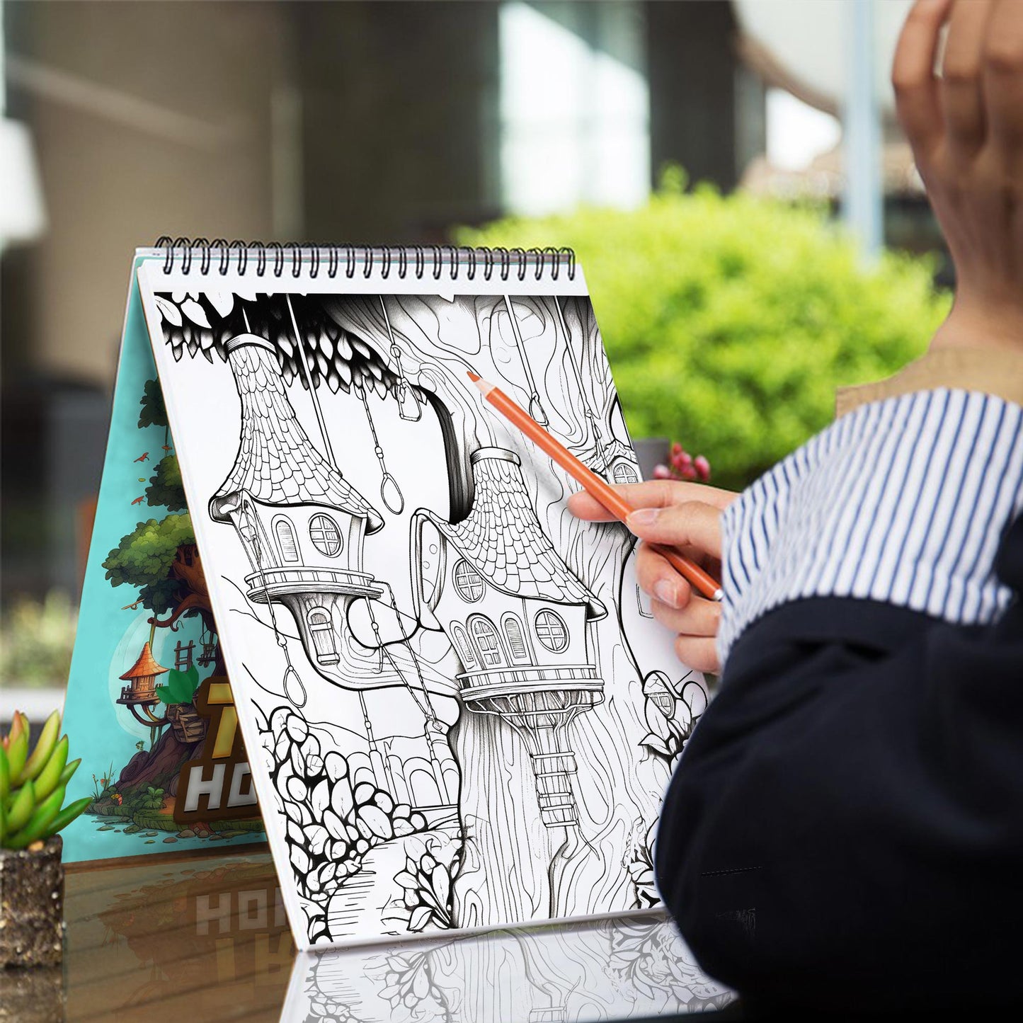 Tree House Coloring Book