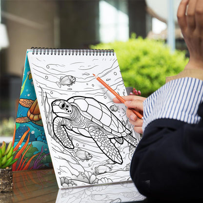 Sea Turtle Coloring Book