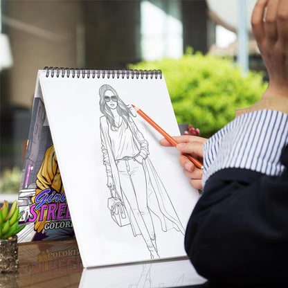 Girl Street Style Coloring Book