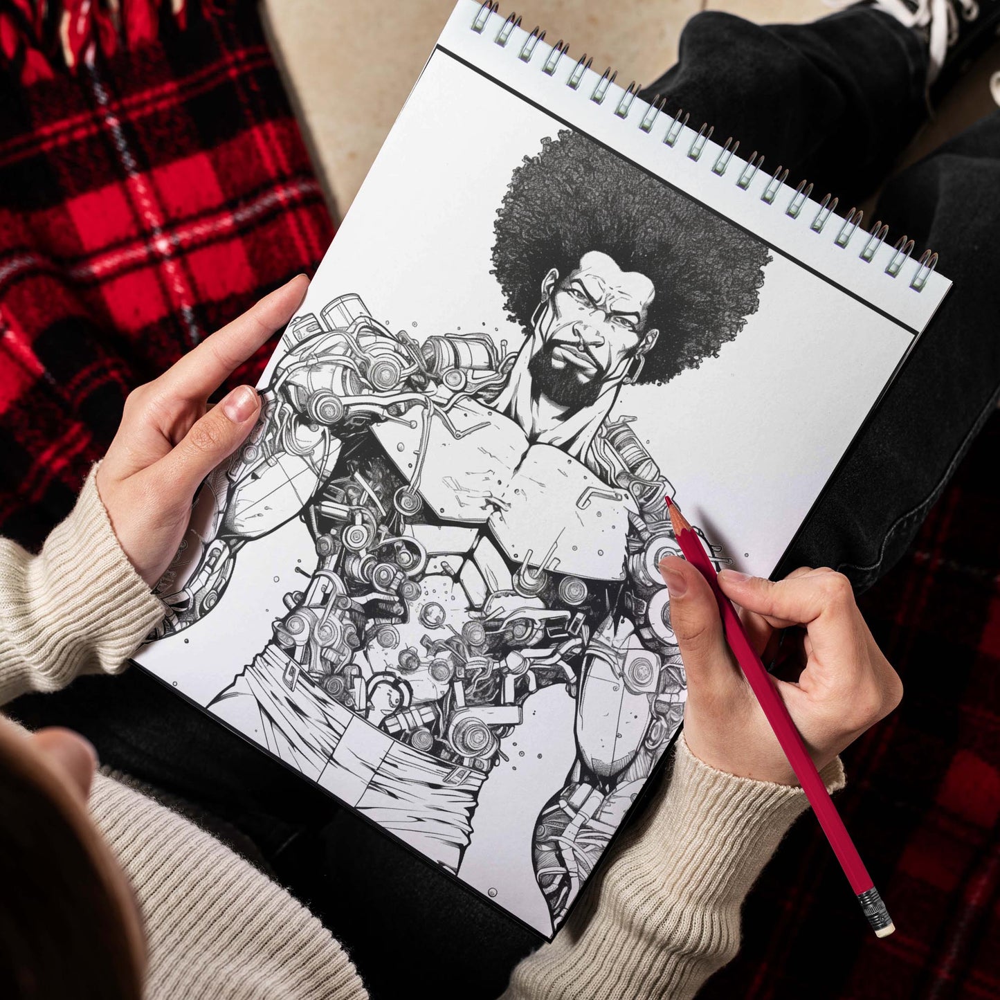 Robotics Spiral Bound Coloring Book: 30 Captivating Coloring Pages for Art Enthusiasts to Create Vibrant and High-Tech Artwork