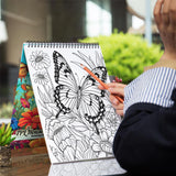 The Butterfly Garden Coloring Book: Beautiful Butterfly in The Garden Coloring Pages for Adults for Stress Relief and Relaxation