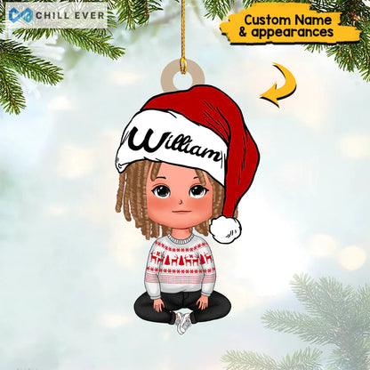 Personalized Baby Christmas With Name Ornament CTH01