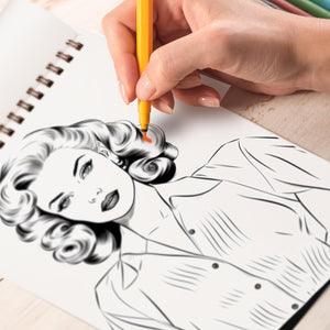 Pin-Up Girls Coloring Book