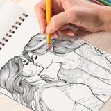 Lesbian Pride Spiral Coloring Book: Embrace the Spectrum of Love with 30 Pages, Inviting You to Color Beautiful Moments of Lesbian Love and Unity