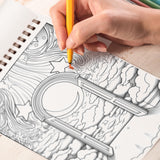 Imaginary Entrances Spiral Bound Coloring Book: Enjoy 30 Coloring Pages of Imaginary Entrances for Creative Souls to Unleash Inspiration