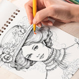 Victorian Lady Spiral Bound Coloring Book: 30 Exquisite Coloring Pages that Showcase the Timeless Beauty and Intricate Details of Victorian Attire
