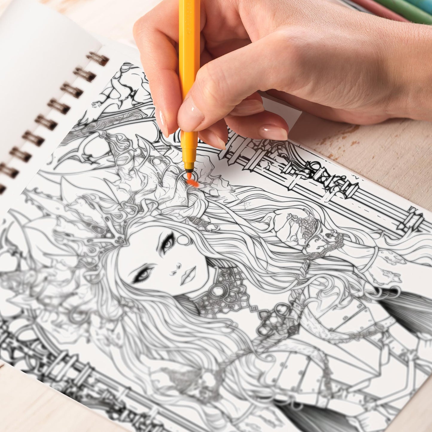 Beauty Dark Queen Coloring Book: Delight in 30 Whimsical Coloring Pages of Beauty Dark Queen for Gothic Art Admirers to Embrace the Quirky Charm and Elegantly Creepy Vibes of Dark Fantasy Scenes