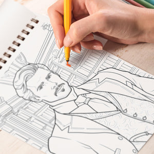 Handsome Men In 30s Coloring Book: Discover 30 Serene Coloring Pages, Inviting You to Color Handsome Men in their Prime, Exuding Confidence and Sophistication