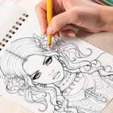 Gothic Girl Darkness Coloring Book: Experience the Beauty in Obscurity with 30 Intriguing Gothic Girl Darkness Coloring Pages for Dark Art Lovers to Discover the Elegance of the Shadows