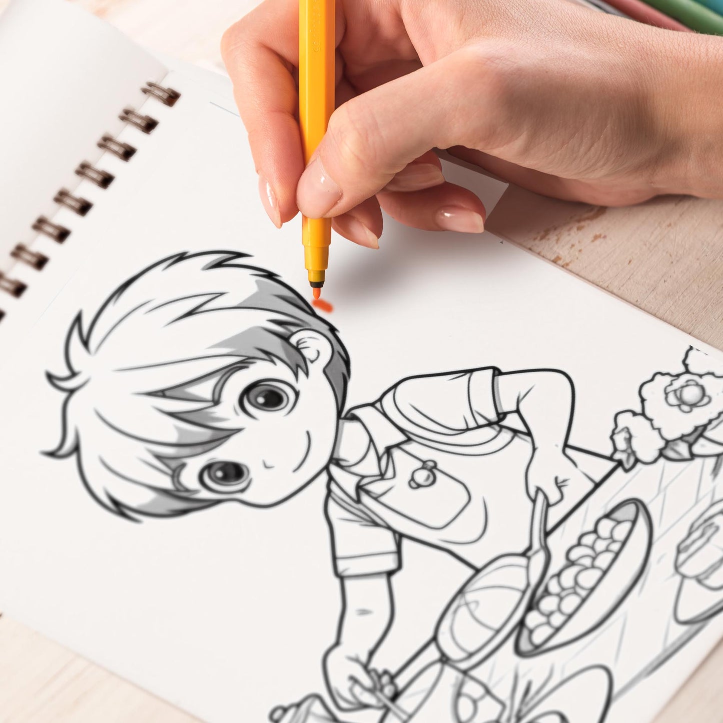 Adorable Steampunk Monster Spiral Coloring Book: 30 Imaginative Coloring Pages, Capturing the Charm and Wonder of Steampunk Monster Encounters