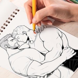 Daddies Know Best Spiral Bound Coloring Book: 30 Pages of Daddies Gay Coloring Artwork