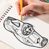 Supercars Spiral Coloring Book: 30 Thrilling Coloring Pages of Supercars