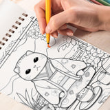 Japanese Cats Coloring Book: Unleash Your Creativity with 30 Coloring Pages, Portraying Japanese Cats in Serene and Heartwarming Settings