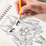 Evil Cupid Spiral Coloring Book: Unleash your creativity with Evil Cupid's designs Coloring pages