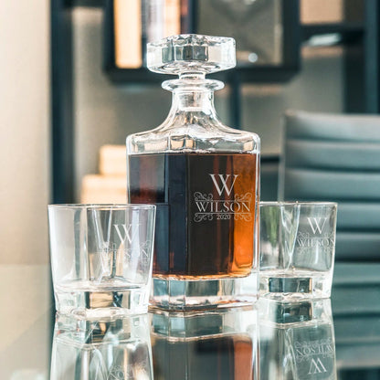 Personalized Whiskey Decanter Set 7