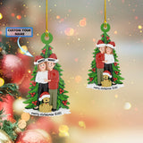 Custom Name Couple Car Ornament Ornament