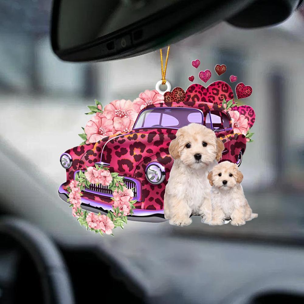 Maltipoo-Make My Life-Two Sided Ornament