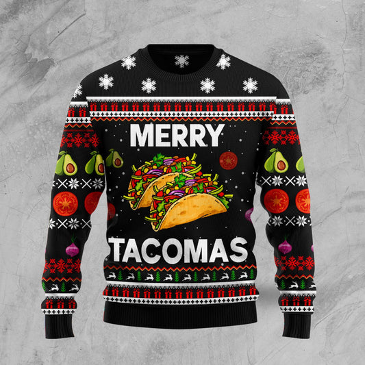 Merry Tacomas Ugly Christmas Sweater 